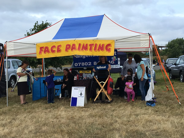 Face Painting for Kids at Elmbridge Fun Day Brooklands Weybridge Surrey
