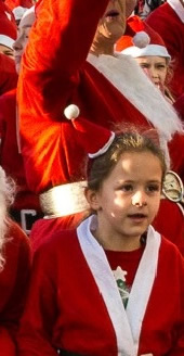 Santa Costumes - All ‘Santas’ will receive their own Santa Suit to keep, with a Santa hat