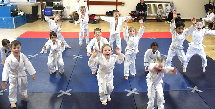 Fun Judo Lessons - Club For Children in Elmbridge at Walton on Thames Cobham Hinchley Wood and other Halls Schools and Sports Centres