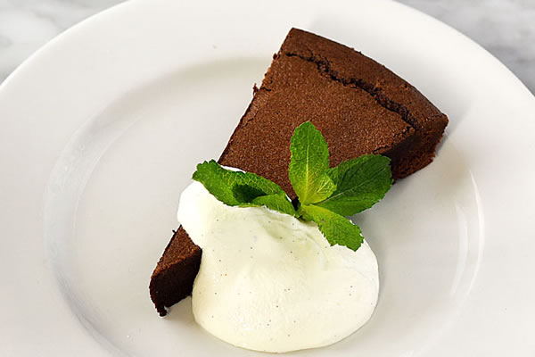 Chocolate Torte - Dessert at Weybridge Esher and Woking Surrey Cafe Rouge Restaurants