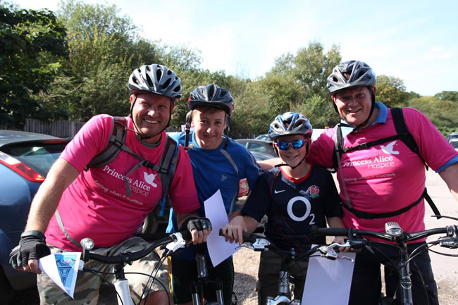 Princess Alice Hospice Charity Fundraising Cycle Ride
