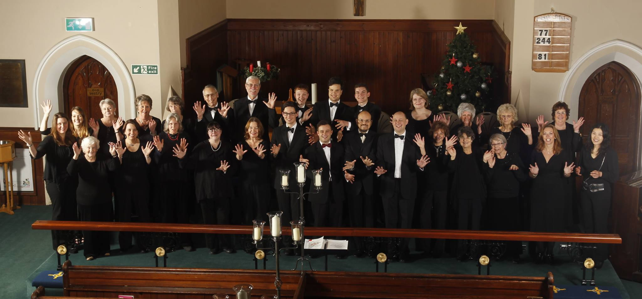 Walton Voices Choir Sing at Grovelands Primary School Walton-on-Thames Surrey
