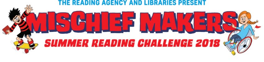 Mischief Makers, The Summer Reading Challenge 2018 at Weybridge and Surrey Libraries