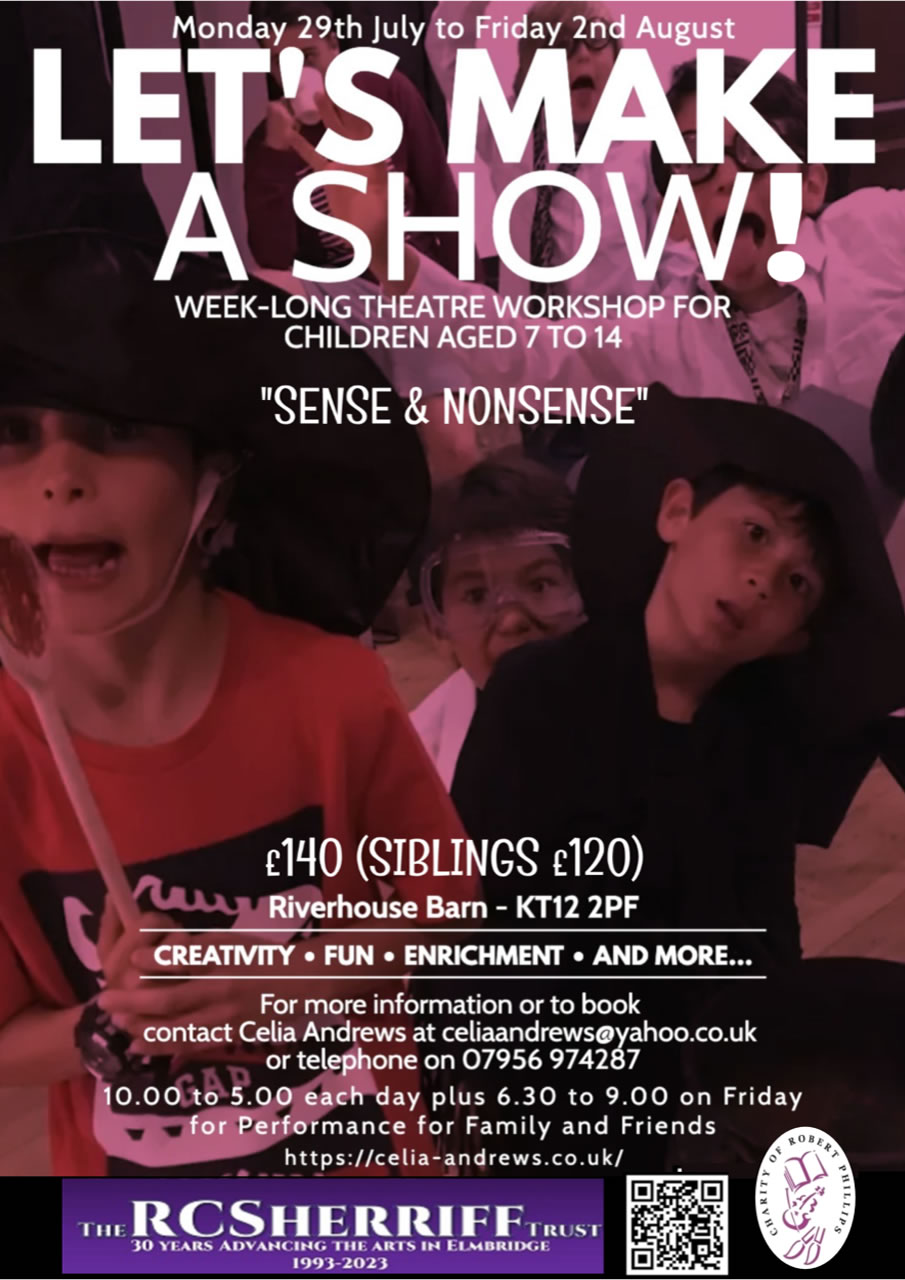 Theatre Workshop In Walton-on-Thames Elmbridge Surrey For Children - Let's Make A Show